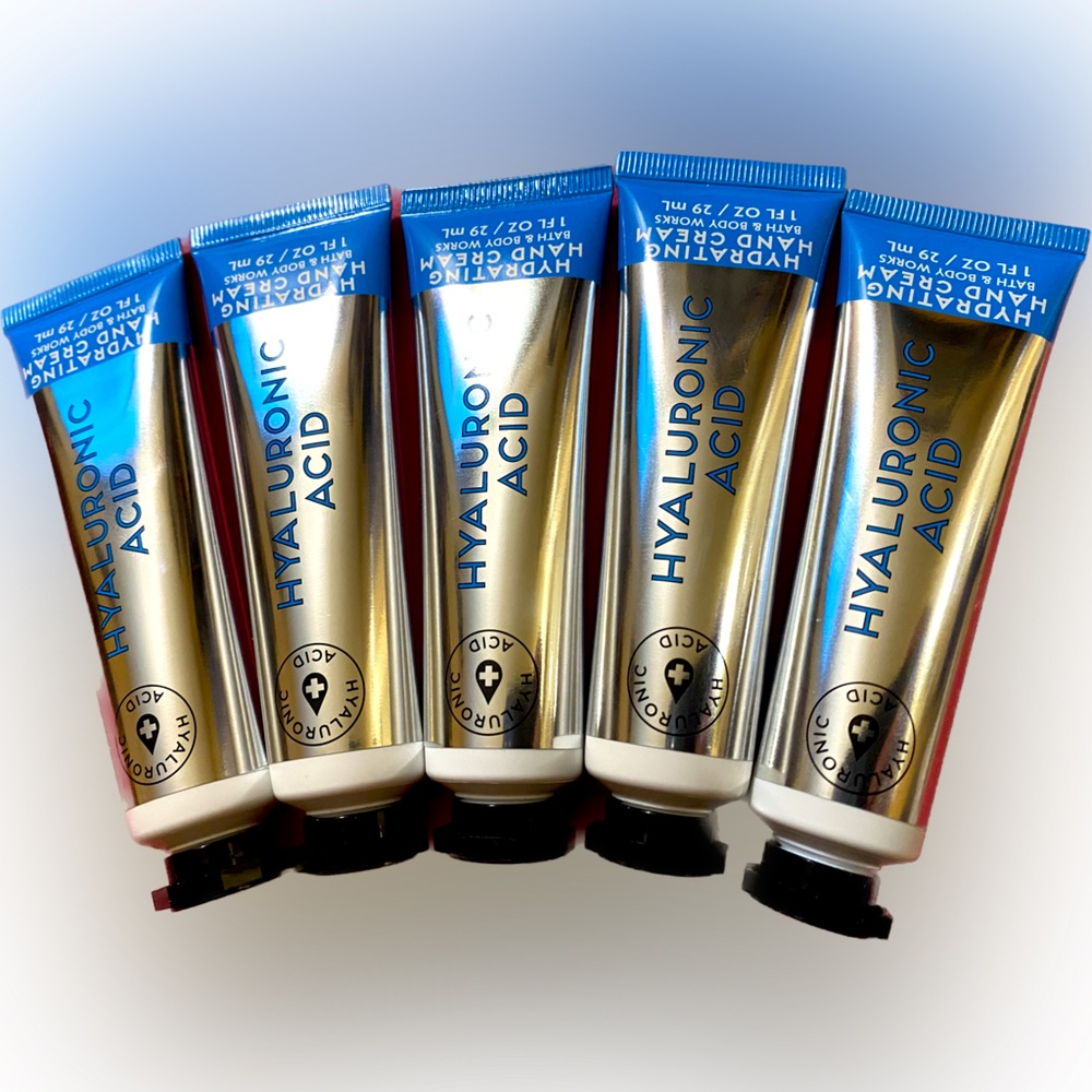 *LOT OF 5* B&BW Hand Cream -Hyaluronic Acid  *STOCKING STUFFERS!*